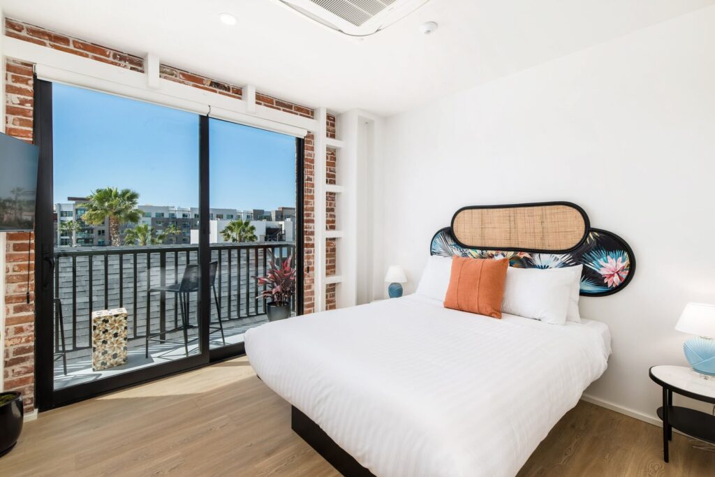 Reserve one of our Brick Hotel balcony rooms