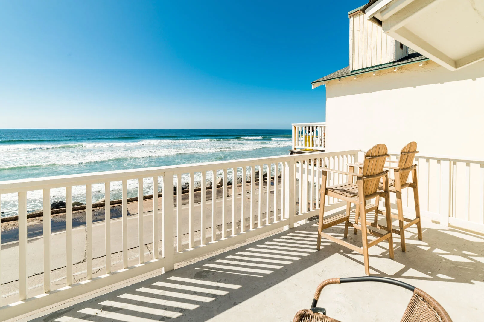 oceanside vacation rental deck